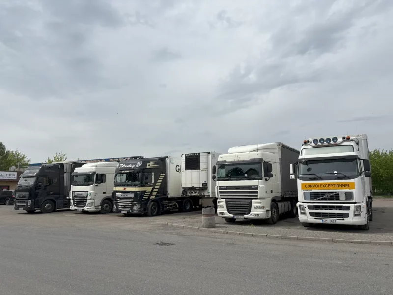 Стоянка в Бяло-Подляске. Фото: MOST / Hrodna.life