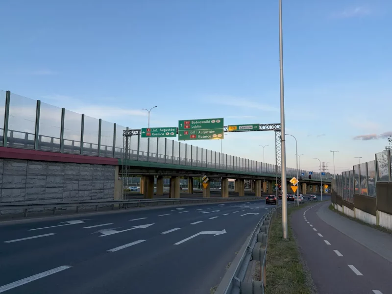 Выезд из Белостока. Фото: MOST / Hrodna.life