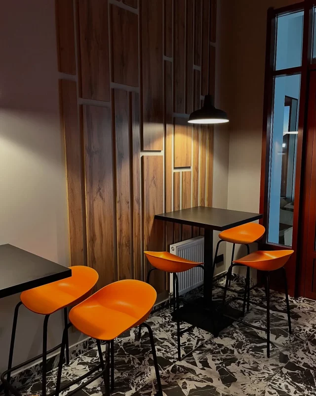 Інтэр'ер кафэ Chill на Дзевятоўцы