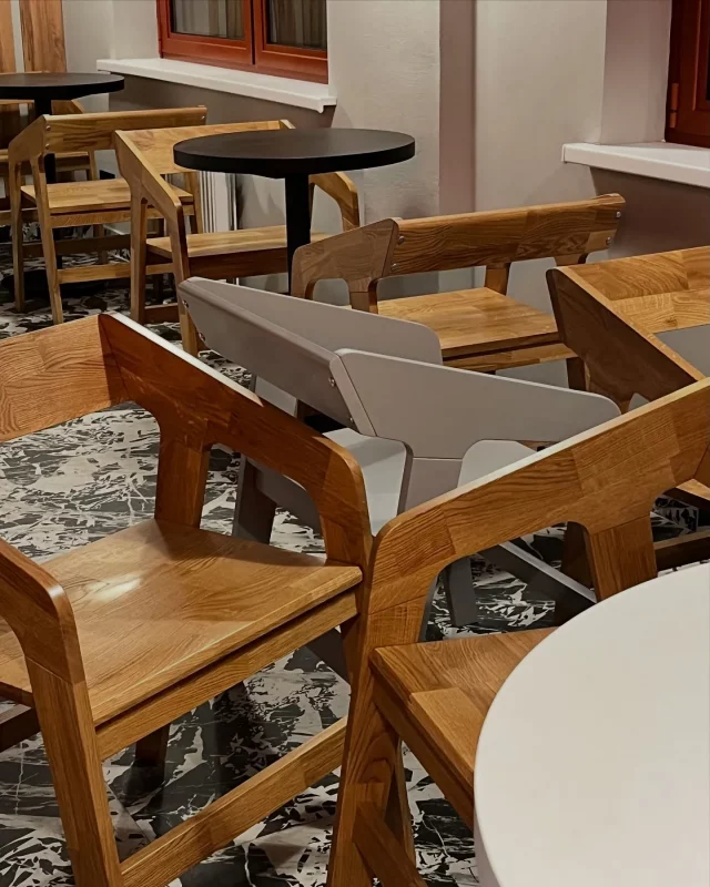 Інтэр'ер кафэ Chill на Дзевятоўцы