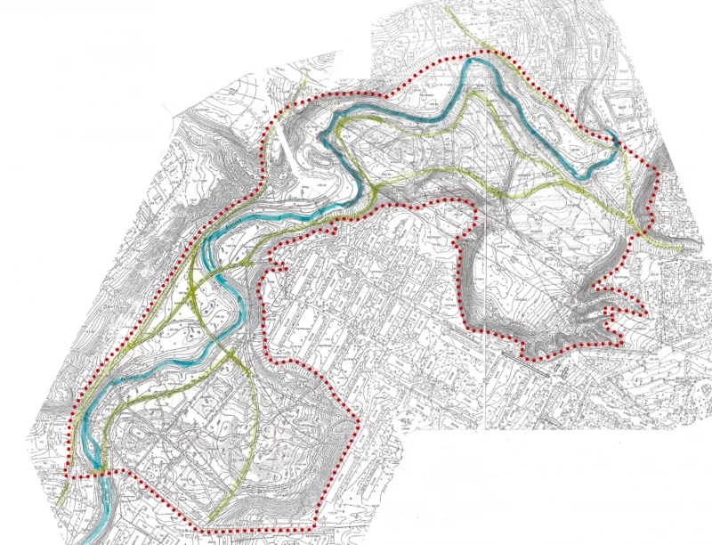 Схема парка на Фолюше