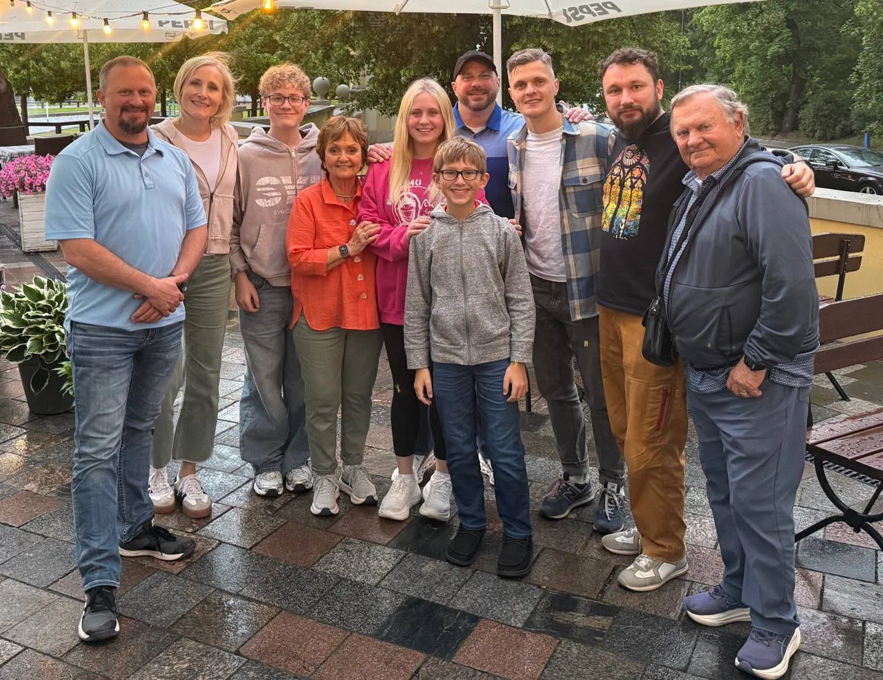 Сям'я Эндру у Беластоку. Сустрэча з гродзенскімі журналістамі