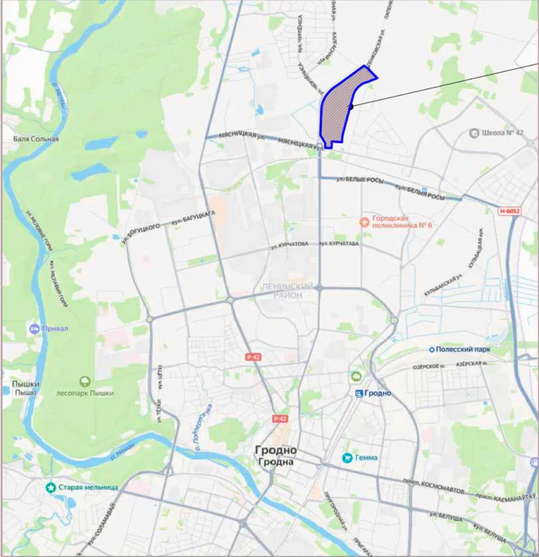 Появился проект застройки нового квартала в Грандичах. Построят 21 дом и детский сад 