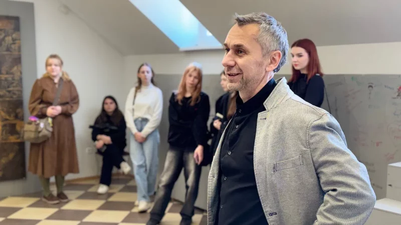 Иван Русачек в Русском Доме. Фото: Русский дом в Гродно