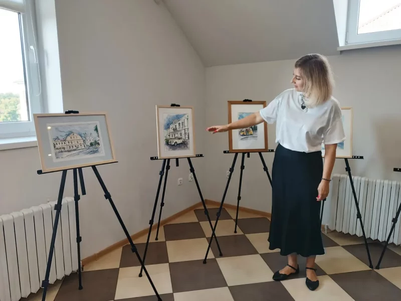 Катерина Забелина в Русском Доме. Фото: Гродноторгсервис