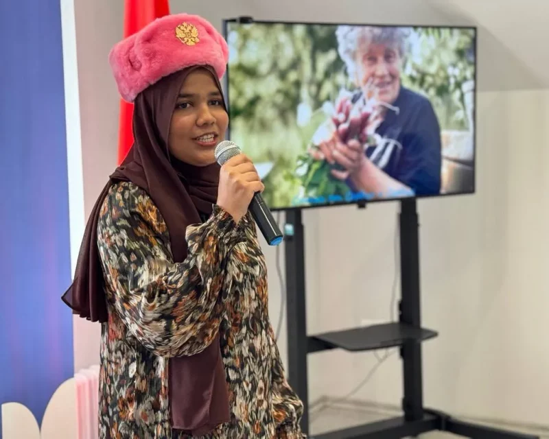 Иностранные студенты в Русском доме. Фото: Русский дом в Гродно