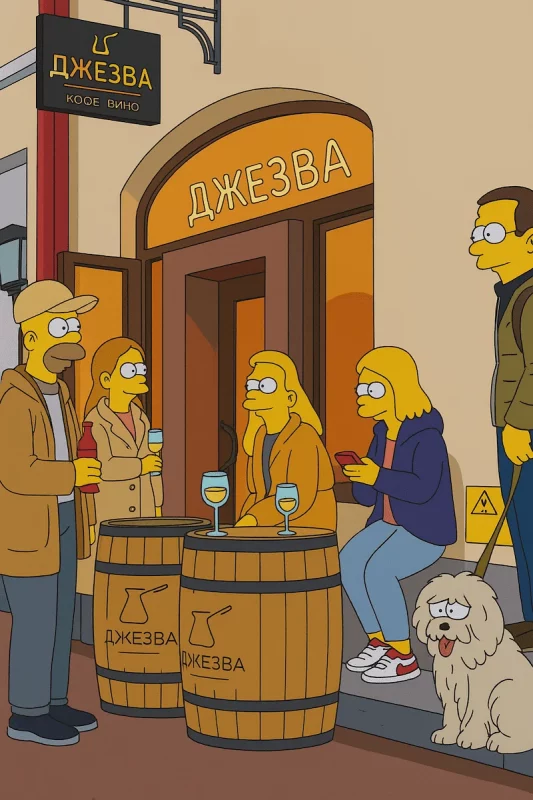 Море желтого цвета: как бы выглядел Гродно в мире «Симпсонов»