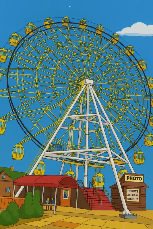 Море желтого цвета: как бы выглядел Гродно в мире «Симпсонов»