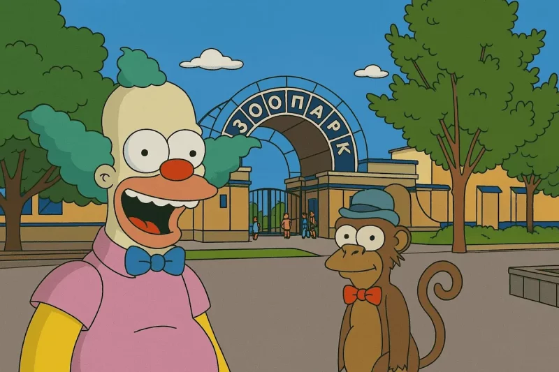 Море желтого цвета: как бы выглядел Гродно в мире «Симпсонов»