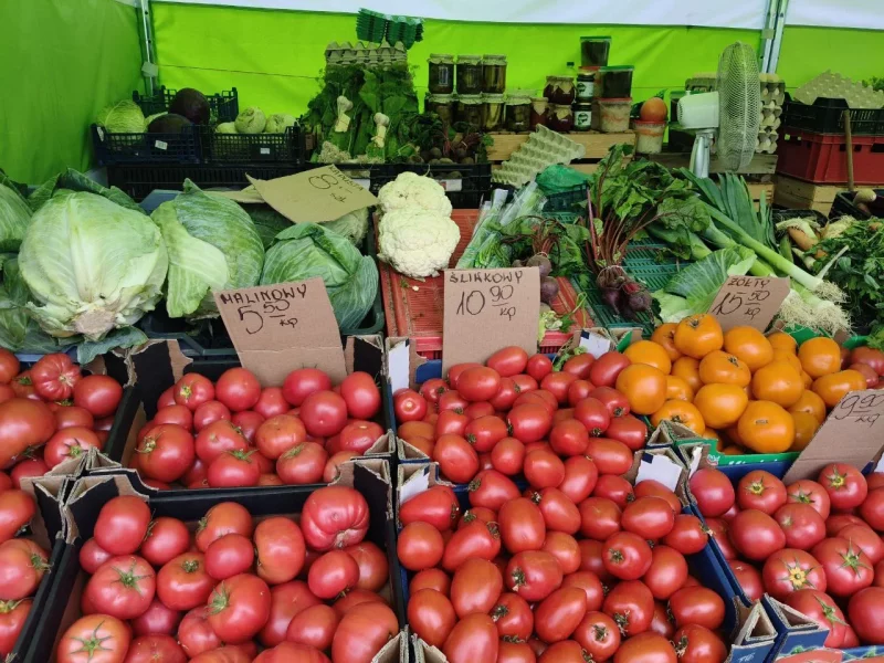 Цены помидоров в Польше. Фото: Hrodna.life