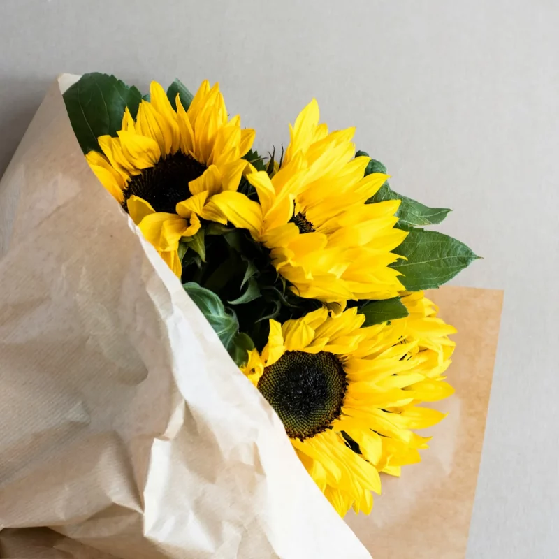 Букет подсолнухов. Фото: Di Maitland, unsplash.com