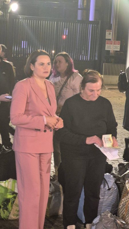 Экс-политзаключенные Павел Можейко и Галина Дербыш приехали в Вильнюс