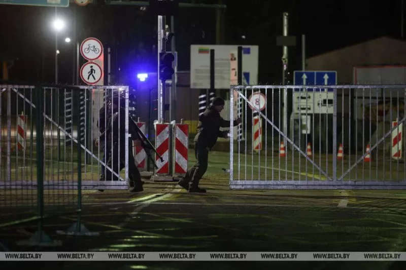Что известно про открытие пунктов пропуска Литва-Беларусь: очередей пока нет Открытый пункт пропуска Бенякони. Фото: БЕЛТА