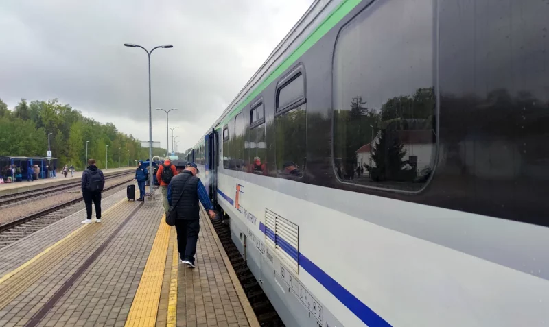 Польский поезд PKP Intercity. Фото: Hrodna.life