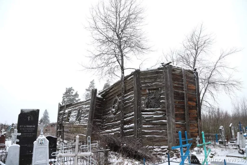 Исчезающее наследие. Под Волковыском разрушается уникальная деревянная церковь и спасти ее, кажется, не получится церковь деревянная