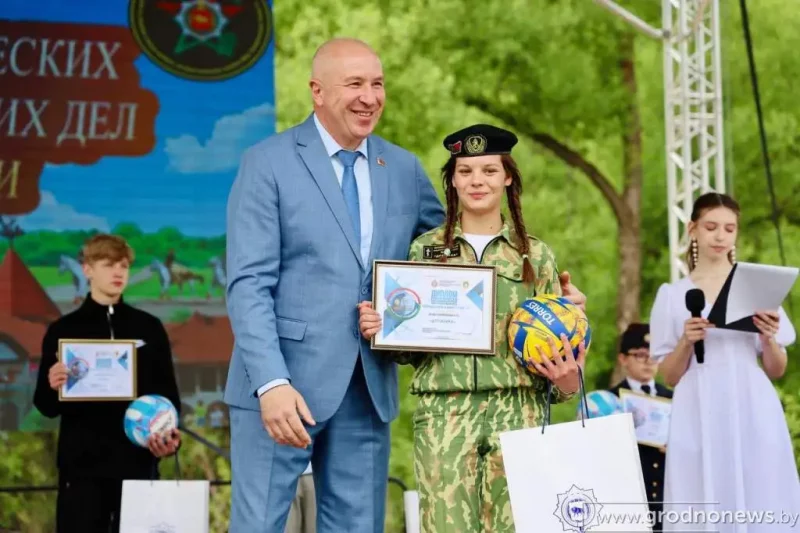 Юрый Караеў.
Першы агляд-конкурс ваенна-патрыятычных клубаў. Гродна. Чэрвень 2025