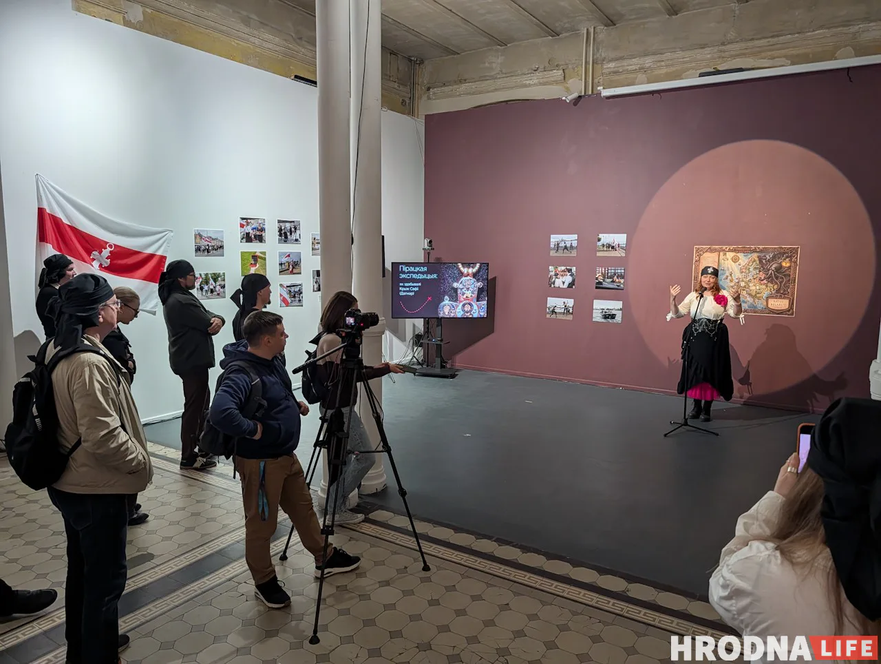 Презентация итогов проекта "Піраты і піраткі каралевы Сафіі" в Музее Вольной Беларуси в Варшаве. Фото: Hrodna.life