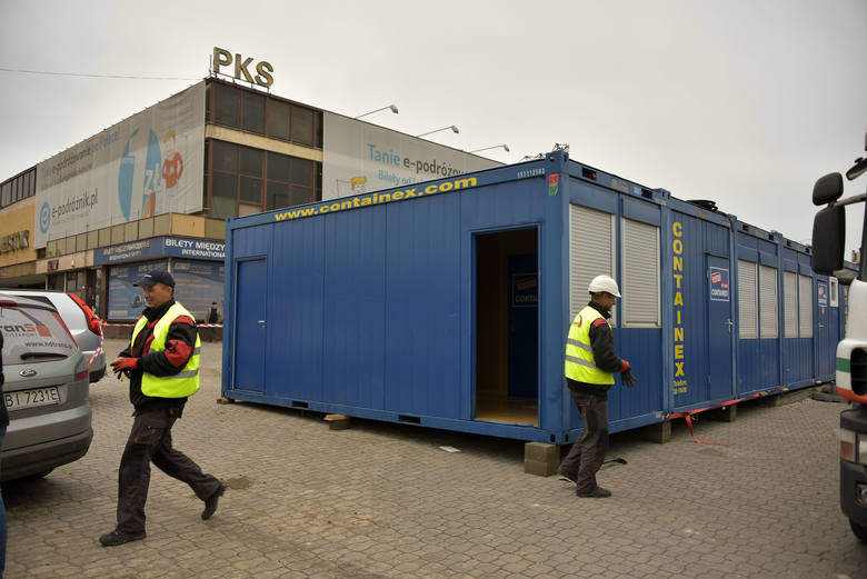 У Беластоку пачалі будаўніцтва часовага вакзала У Беластоку пачалі будаўніцтва часовага вакзала