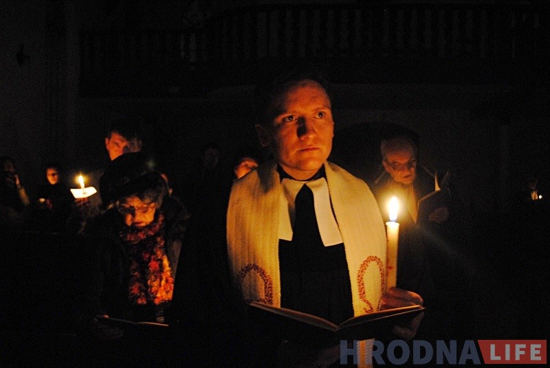 Напярэдадні Раства гродзенскія лютэране сабраліся ў кірсе Напярэдадні Раства гродзенскія лютэране сабраліся ў кірсе