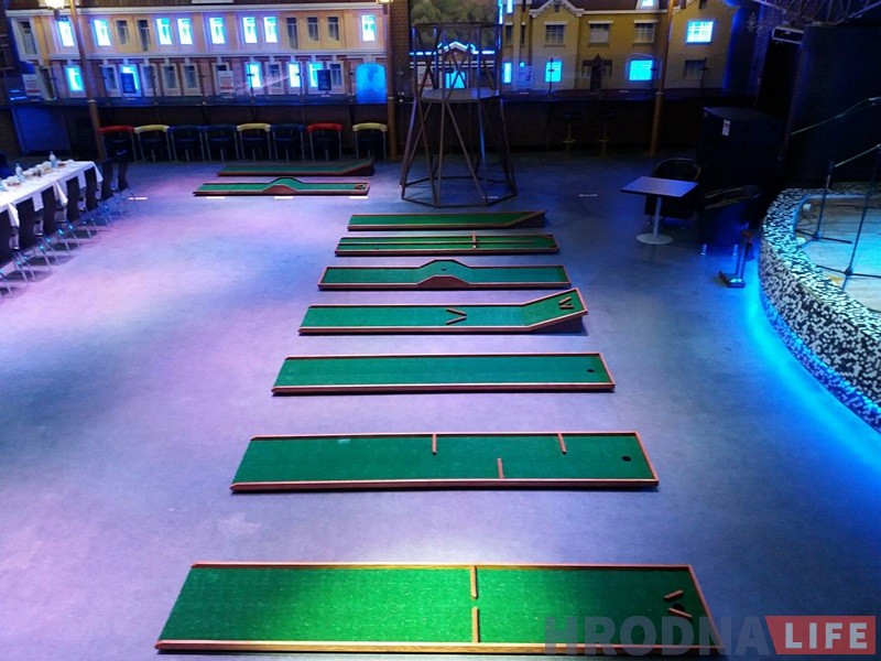 У Моладзевым цэнтры "Гродна" прайшла прэзентацыя міні-гольфа У Моладзевым цэнтры "Гродна" прайшла прэзентацыя міні-гольфа