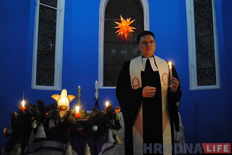 Напярэдадні Раства гродзенскія лютэране сабраліся ў кірсе Напярэдадні Раства гродзенскія лютэране сабраліся ў кірсе