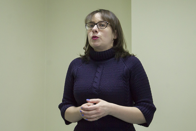 Дэпутатка Ганна Канапацкая ў Гродне: “Трэба развіваць самакіраванне ў рэгіёнах”