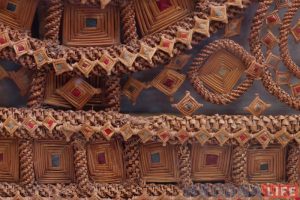 “Беларускае золата” ўзростам больш за 200 гадоў: саламяныя Царскія вароты са Старога замку