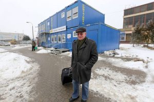 “Зялёны” актывіст у Беластоку ледзь не заблакаваў будаўніцтва новага вакзала