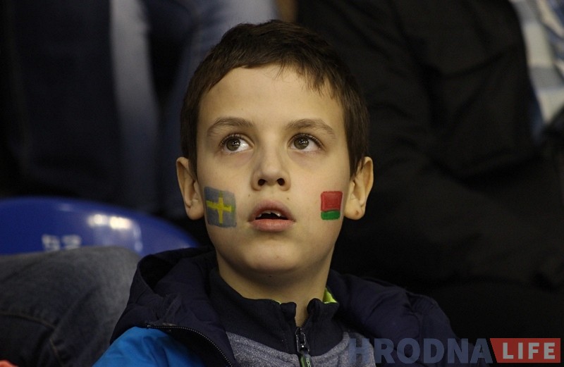 Зборная Беларусі пацярпела ў Гродне другую паразу ад Швецыі Зборная Беларусі пацярпела ў Гродне другую паразу ад Швецыі