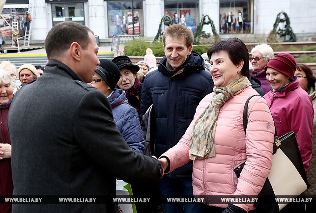 У Гродне сустрэлі дзесяцітысячнага бязвізавага турыста