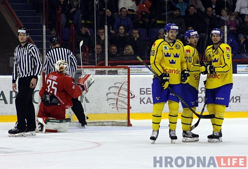 Зборная Беларусі пацярпела ў Гродне другую паразу ад Швецыі Зборная Беларусі пацярпела ў Гродне другую паразу ад Швецыі