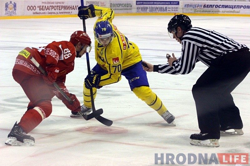 Зборная Беларусі пацярпела ў Гродне другую паразу ад Швецыі Зборная Беларусі пацярпела ў Гродне другую паразу ад Швецыі