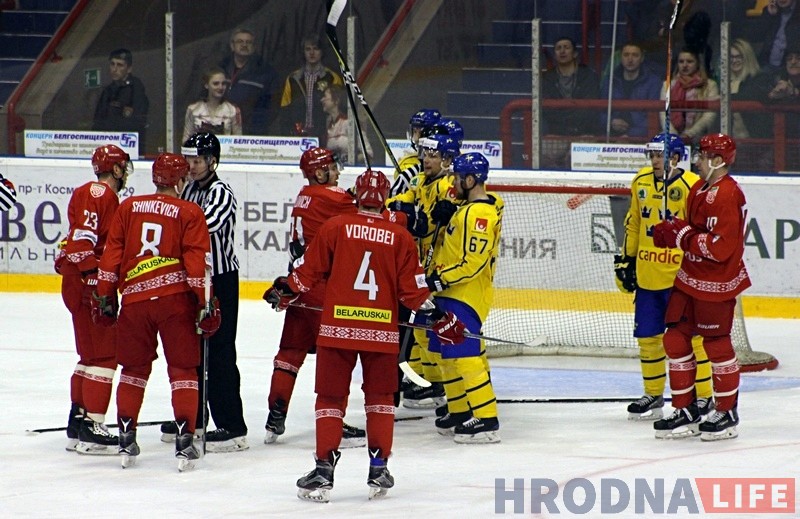 Зборная Беларусі пацярпела ў Гродне другую паразу ад Швецыі Зборная Беларусі пацярпела ў Гродне другую паразу ад Швецыі