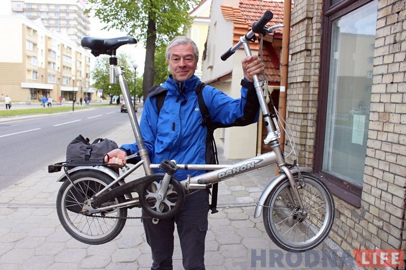Нямецкі журналіст у бязвізавым Гродне: мала англійскай мовы і рэкламы, горад не прыстасаваны да веласіпедаў