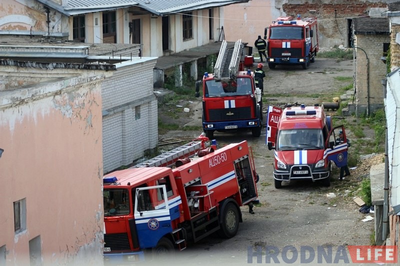 Невядомыя падпалілі закінуты гродзенскі піўзавод Невядомыя падпалілі закінуты гродзенскі піўзавод