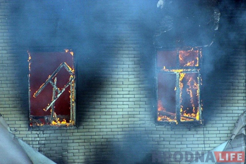 Невядомыя падпалілі закінуты гродзенскі піўзавод Невядомыя падпалілі закінуты гродзенскі піўзавод
