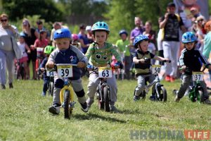 Удзельнікамі першага веласвята ў Гродне сталі гараджане ад 2 да 80 гадоў