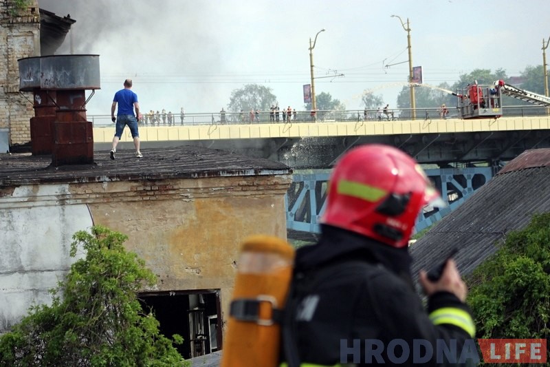 Невядомыя падпалілі закінуты гродзенскі піўзавод Невядомыя падпалілі закінуты гродзенскі піўзавод