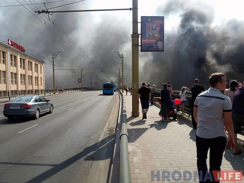Невядомыя падпалілі закінуты гродзенскі піўзавод Невядомыя падпалілі закінуты гродзенскі піўзавод