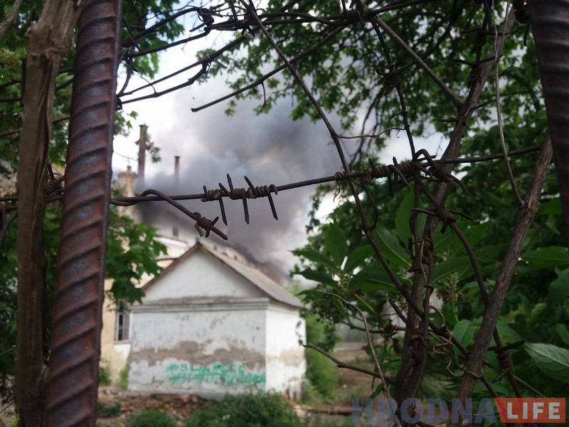 У Гродне гарыць піўзавод (+новыя фота з месца пажару)