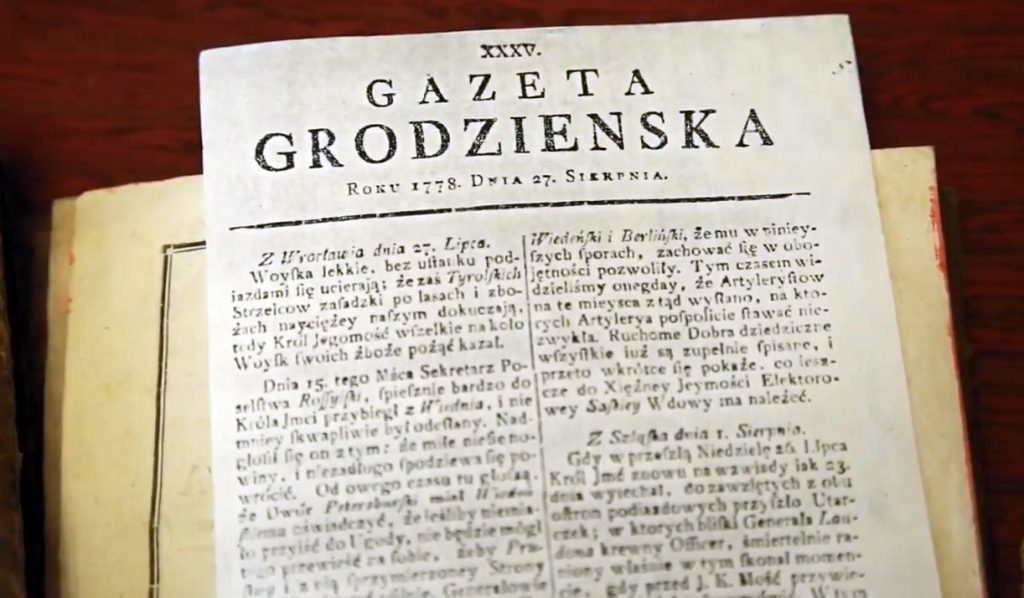У новым выпуску "Нулявога кіламетра" Наталля Шматко распавяла пра мінулае гродзенскага друку
