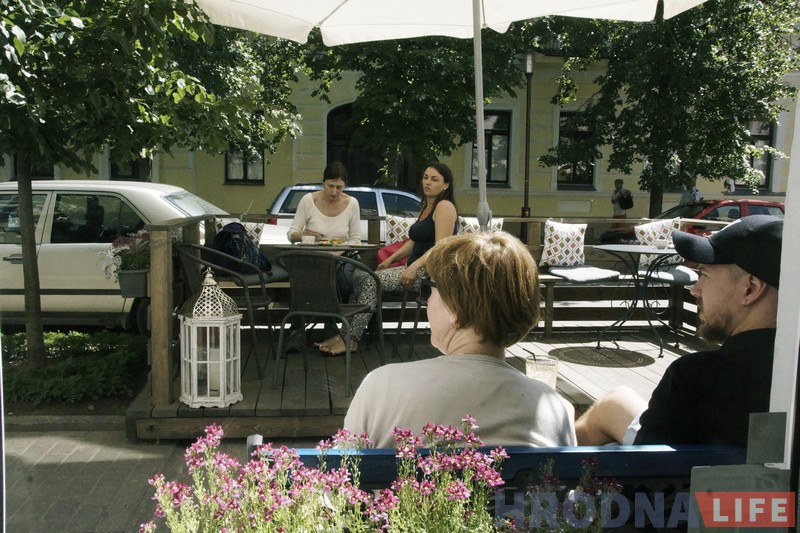 Летнія пляцоўкі Гродна: дзе пасядзець на свежым паветры