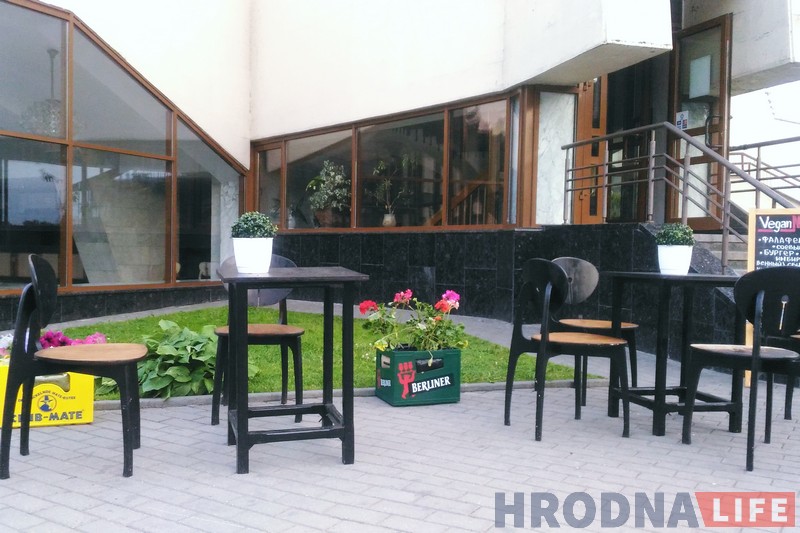 Летнія пляцоўкі Гродна: дзе пасядзець на свежым паветры