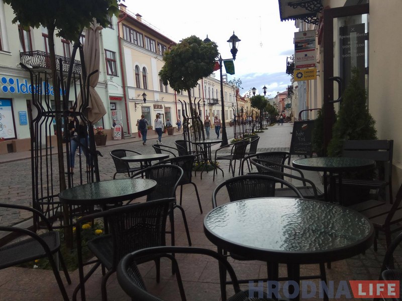 Летнія пляцоўкі Гродна: дзе пасядзець на свежым паветры