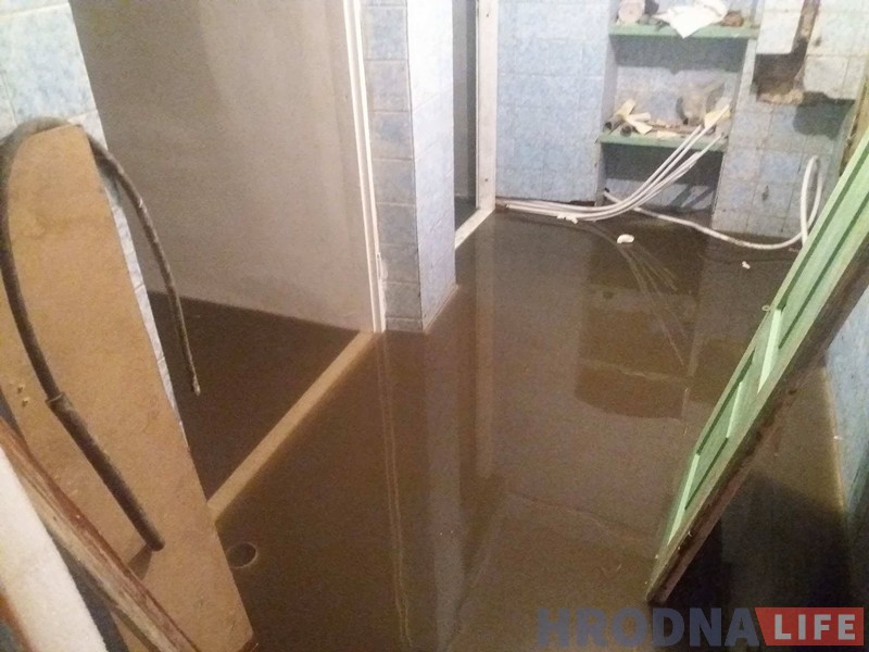 Моцны лівень затапіў Гродна