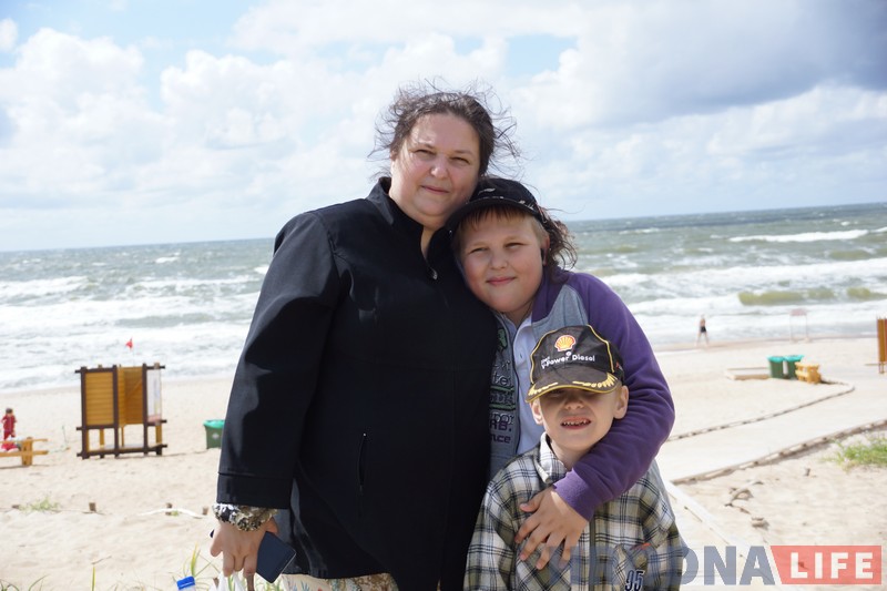 Два дні на Балтыцы правялі сем’і з Гродзенскага дзіцячага хоспіса