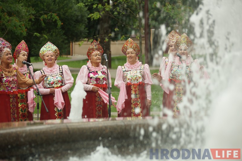 Першы канцэрт ля фантана прайшоў у парку Жылібера Першы канцэрт ля фантана прайшоў у парку Жылібера