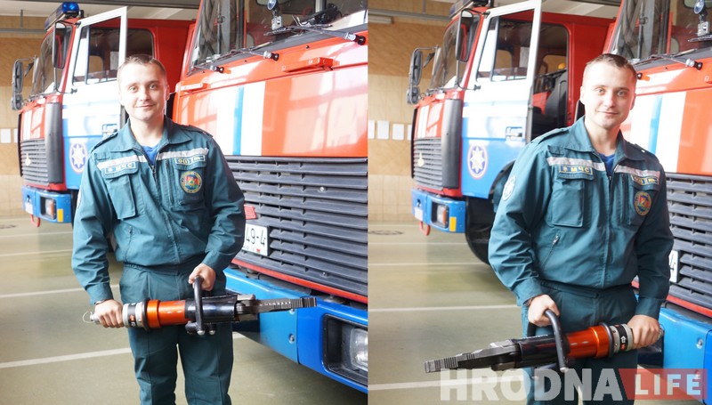 Ляўша надзвычайнага прызначэння. Як леварукасць дапамагае працаваць гарадзенскаму выратавальніку