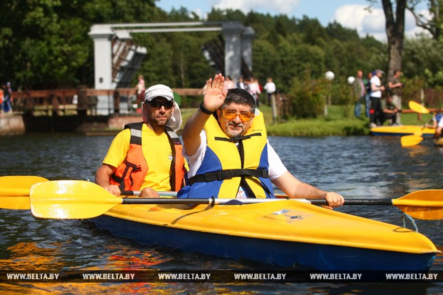 Міністры і дыпламаты сталі ўдзельнікамі велапрабегу па маляўнічых месцах Аўгустоўскага канала Міністры і дыпламаты сталі ўдзельнікамі велапрабегу па маляўнічых месцах Аўгустоўскага канала