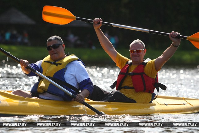 Міністры і дыпламаты сталі ўдзельнікамі велапрабегу па маляўнічых месцах Аўгустоўскага канала Міністры і дыпламаты сталі ўдзельнікамі велапрабегу па маляўнічых месцах Аўгустоўскага канала